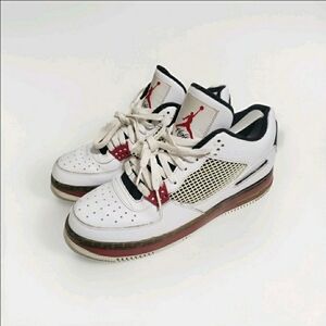 Men Size 9.5 - Air Jordan Fusion 4 Fire Red 364342 - 161 Well Kept  Womens Sz 11